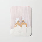 Morning with a friend Bath Mat Gallery Image 1