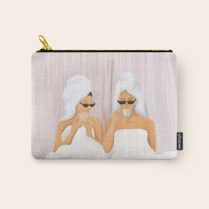 Morning with a friend Carry All Pouch Gallery Image 1