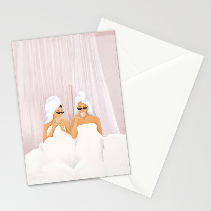 Morning with a friend Stationery Card Gallery Image 2