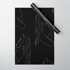 Single Nude Night Wrapping Paper Gallery Image 1