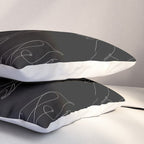 Single Nude Night Pillow Sham Gallery Image 3