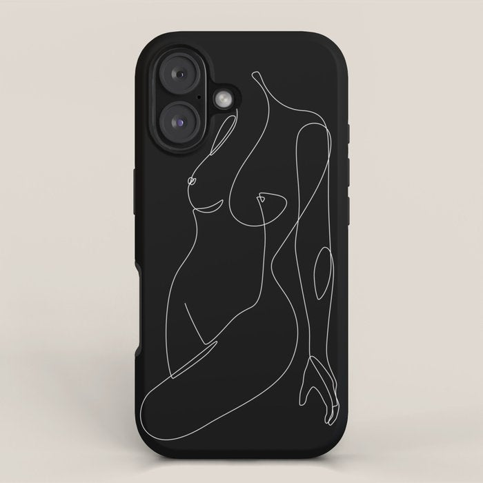 Single Nude Night iPhone Case Gallery Image 1
