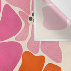 Blooming Retro Florals Wall Tapestry Gallery Image 3