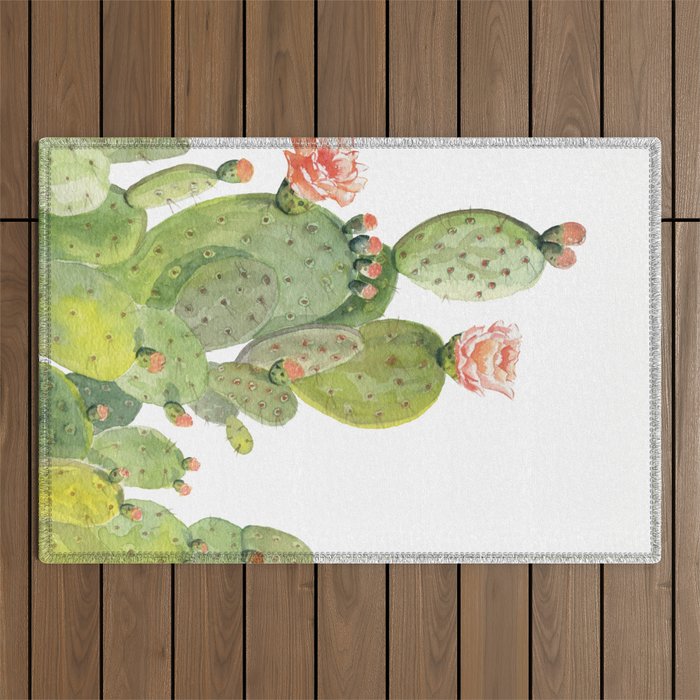 Cactus Outdoor Rug Gallery Image 1