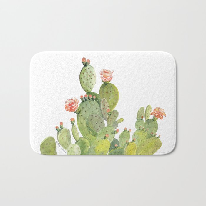 Cactus Bath Mat Gallery Image 1