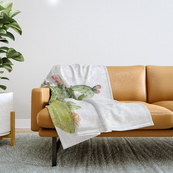 Cactus Throw Blanket Gallery Image 1