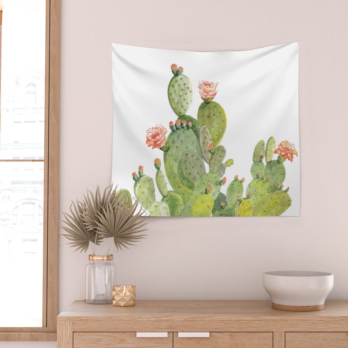 Cactus Wall Tapestry Gallery Image 2