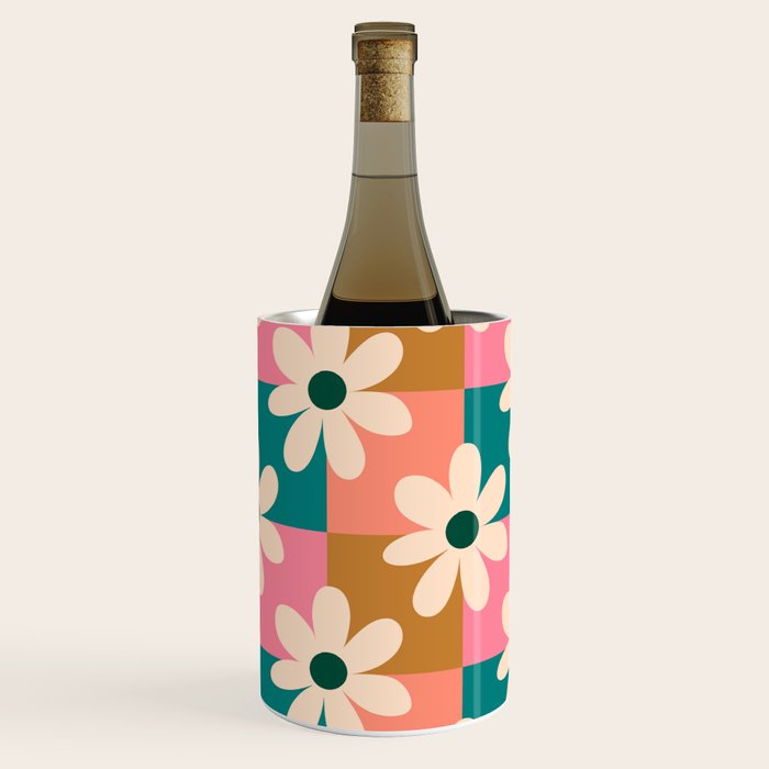 Daisy checkered - colors  Wine Chiller Gallery Image 3