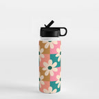 Daisy checkered - colors  Water Bottle Gallery Image 1