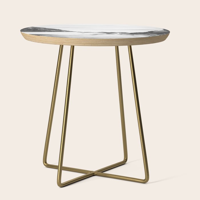 Big Sur Black and White Side Table Gallery Image 1