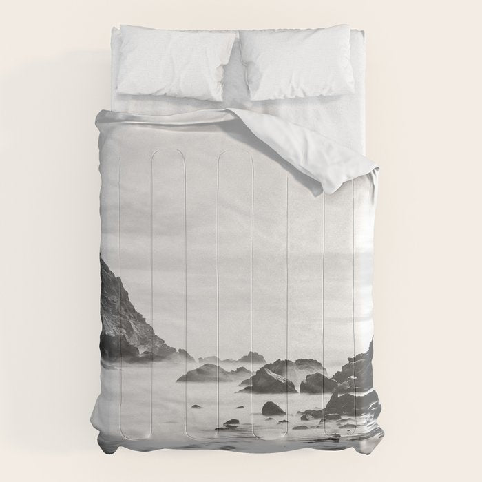 Big Sur Black and White Comforter Gallery Image 1