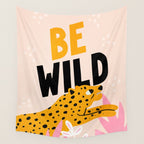 Be Wild: The Peach Edition Wall Tapestry Gallery Image 4