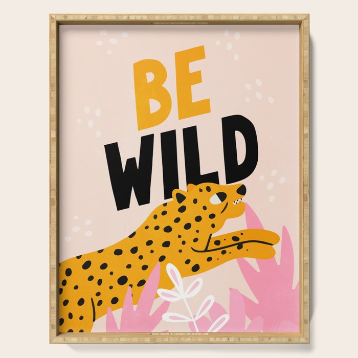 Be Wild: The Peach Edition Serving Tray Gallery Image 1