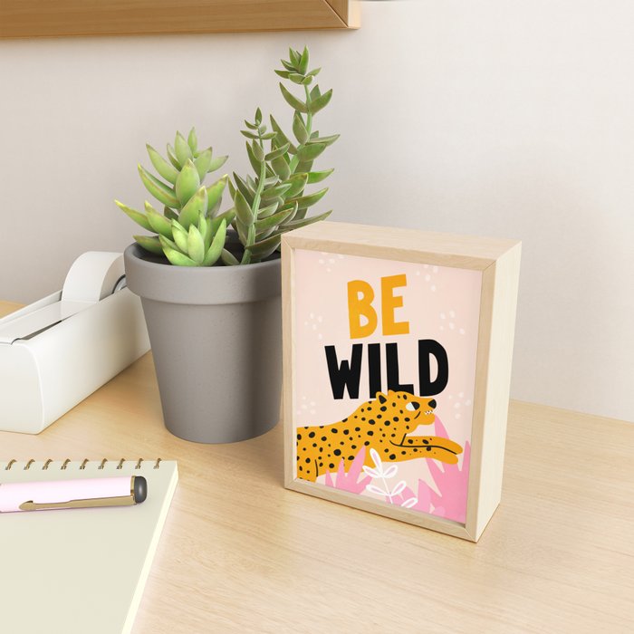 Be Wild: The Peach Edition Mini Art Print Gallery Image 2