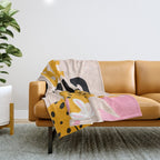 Be Wild: The Peach Edition Throw Blanket Gallery Image 1