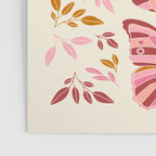 Vintage Butterflies Pink  Poster Gallery Image 3