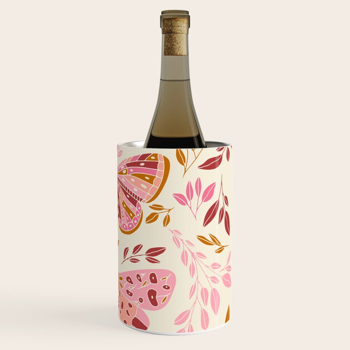 Vintage Butterflies Pink  Wine Chiller Gallery Image 3
