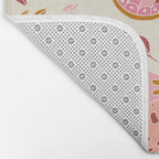 Vintage Butterflies Pink  Bath Mat Gallery Image 2