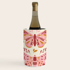Vintage Butterflies Pink  Wine Chiller Gallery Image 1