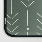 Arrow Lines Pattern in Forest Sage Green 2 Laptop Sleeve Gallery Image 3