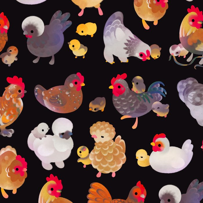 Chicken and Chick - dark Coffee Mug Gallery Image 2