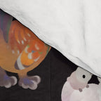 Chicken and Chick - dark Comforter Gallery Image 4
