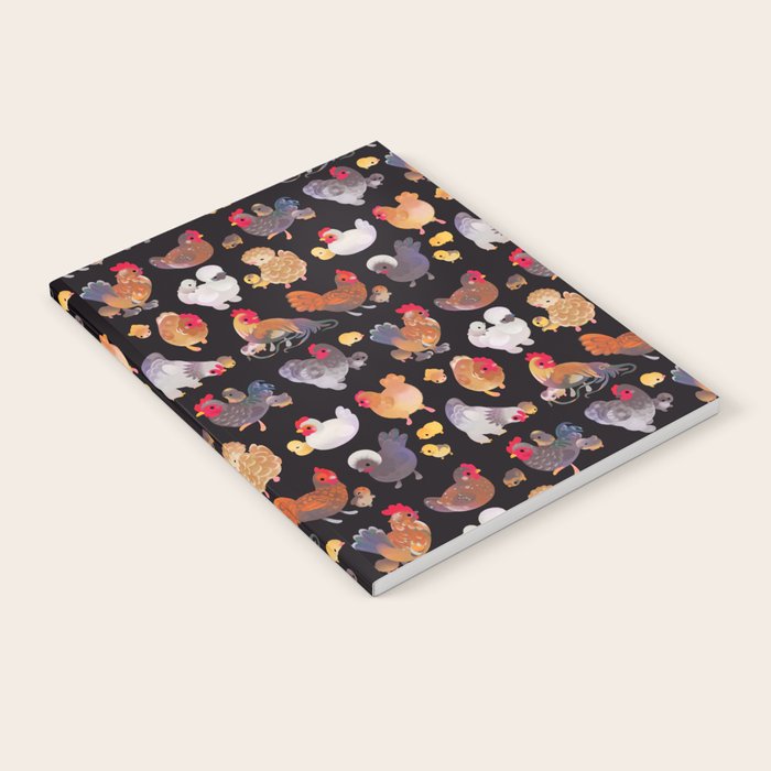 Chicken and Chick - dark Notebook Gallery Image 2