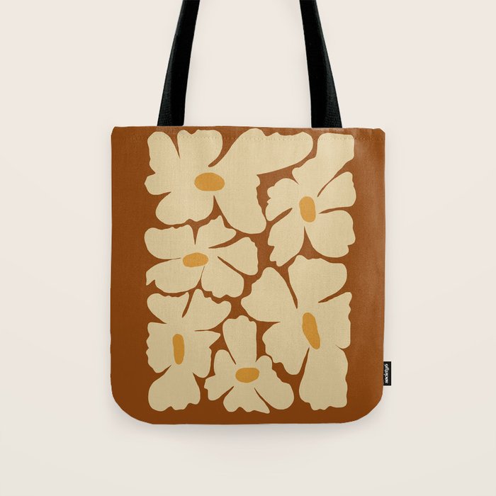 Retro fun floral  Tote Bag Gallery Image 1