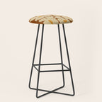 Retro fun floral  Stool Gallery Image 1