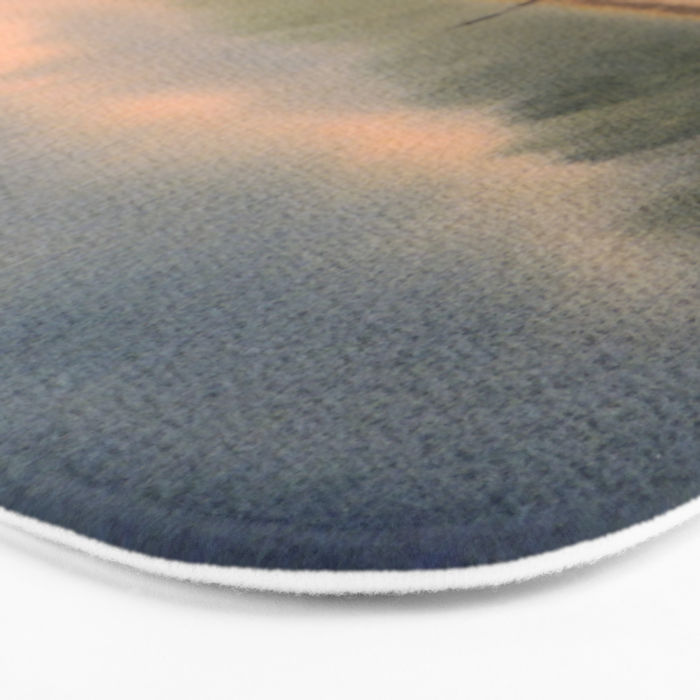 The Fly Fisherman With His Loyal Friend Bath Mat Gallery Image 3