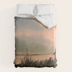 The Fly Fisherman With His Loyal Friend Duvet Cover Gallery Image 6