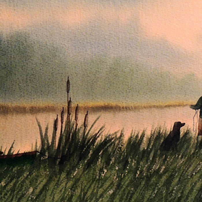 The Fly Fisherman With His Loyal Friend Coffee Mug Gallery Image 2
