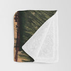 The Fly Fisherman With His Loyal Friend Throw Blanket Gallery Image 3