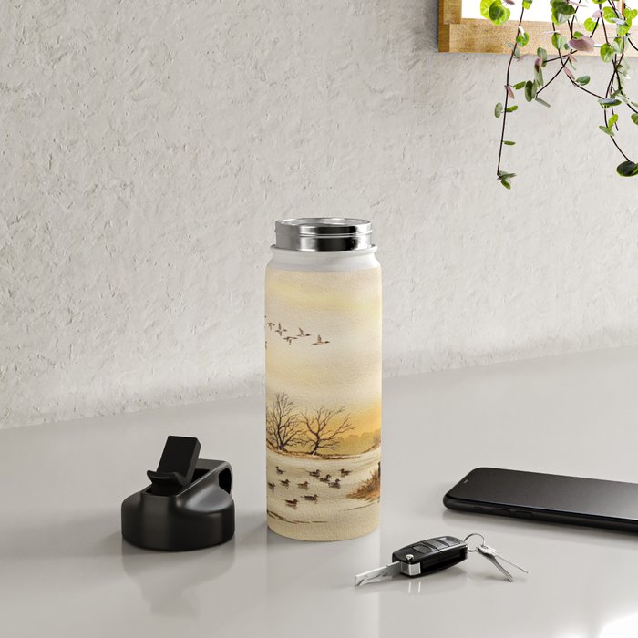 Hunting Pintail Ducks Water Bottle Gallery Image 4