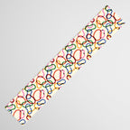 Abstract Loop Color Play Table Runner Gallery Image 3