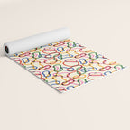 Abstract Loop Color Play Yoga Mat Gallery Image 2