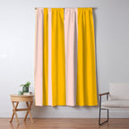 Warm Yellow and Beige Stripes Window Curtain Gallery Image 5