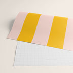 Warm Yellow and Beige Stripes Wrapping Paper Gallery Image 2