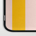 Warm Yellow and Beige Stripes Laptop Sleeve Gallery Image 3