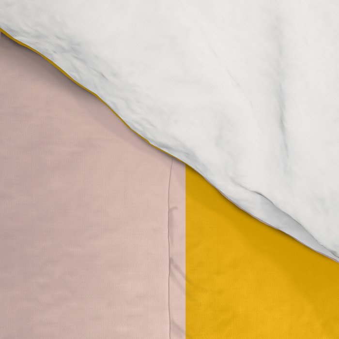 Warm Yellow and Beige Stripes Comforter Gallery Image 4