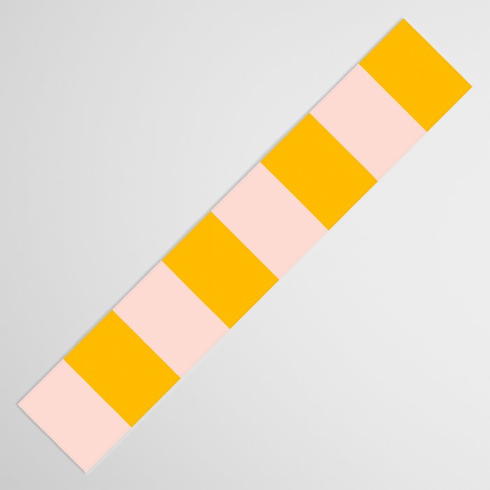Warm Yellow and Beige Stripes Table Runner Gallery Image 3