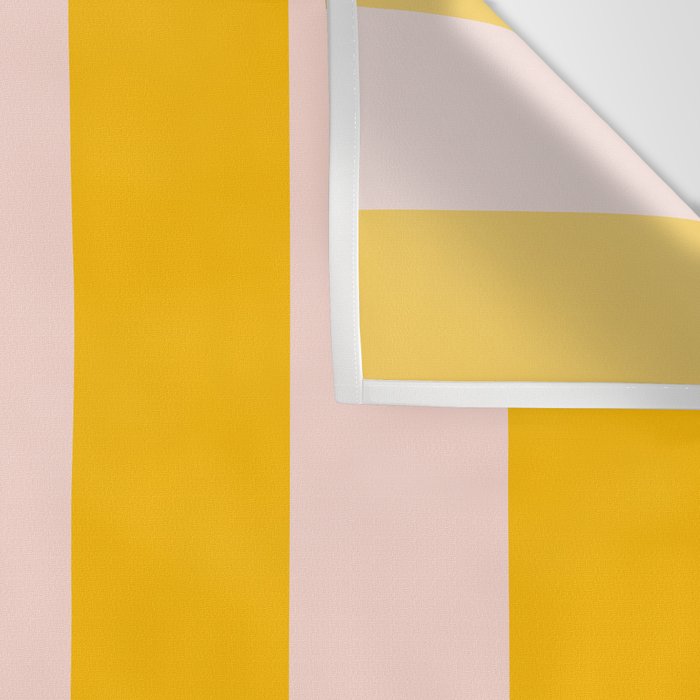 Warm Yellow and Beige Stripes Wall Tapestry Gallery Image 3