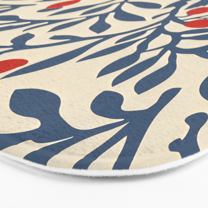 Winter Berries and Blue Bath Mat Gallery Image 3