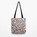 Winter Berries and Blue Tote Bag Gallery Image 2