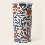 Winter Berries and Blue Travel Mug Gallery Image 1