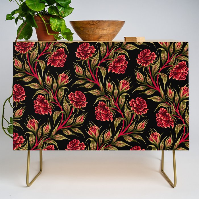 Rose - Red / Green Credenza Gallery Image 1