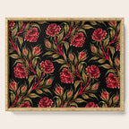 Rose - Red / Green Serving Tray Gallery Image 1
