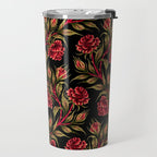 Rose - Red / Green Travel Mug Gallery Image 2