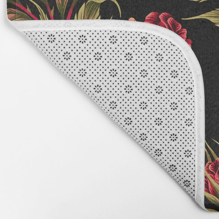 Rose - Red / Green Bath Mat Gallery Image 2
