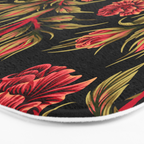 Rose - Red / Green Bath Mat Gallery Image 3